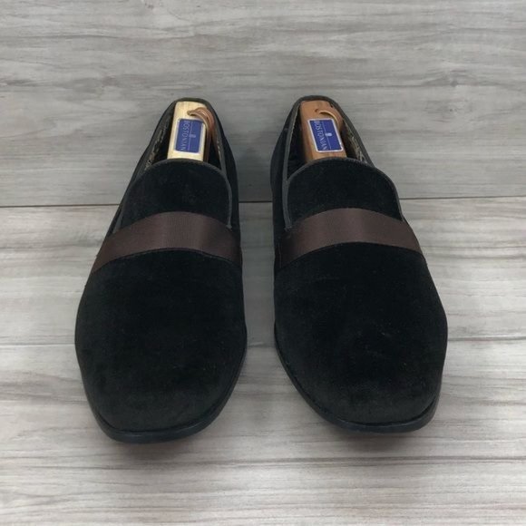 After Midnight Loafers Mens 10 Brown Velvet Slip On Shoes
